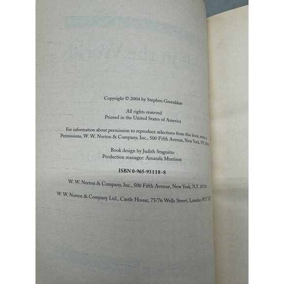 Will in the World Book Paperback 2004 English W.W. Norton & Co 430 pages READ - Picture 4 of 7